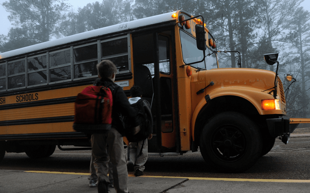 School Bus Rear-Ended by Student