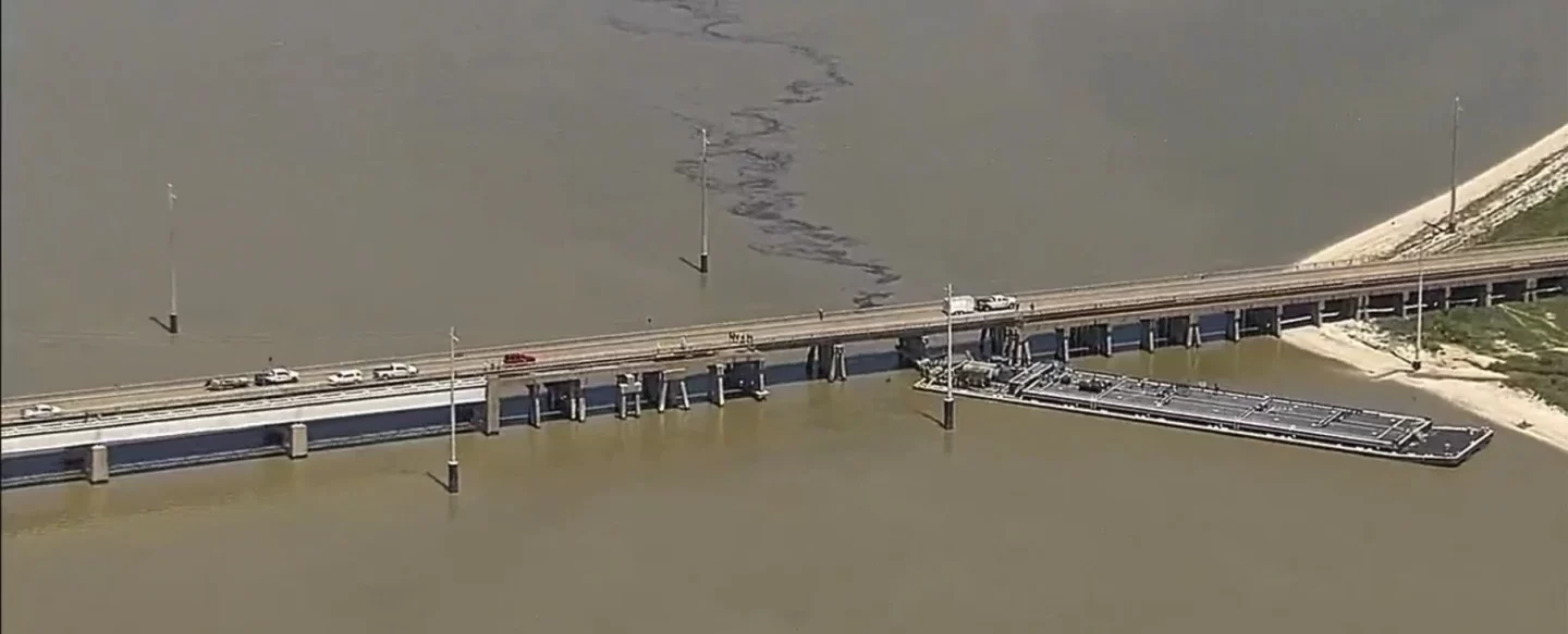 barge collision in Galveston
